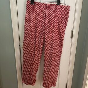 POLO Ralph Lauren Red golf pant pattern dot sailing country club E386